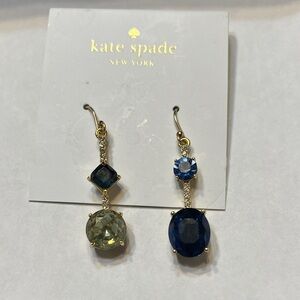 Kate Spade Gold and Multicolor Drop Earrings